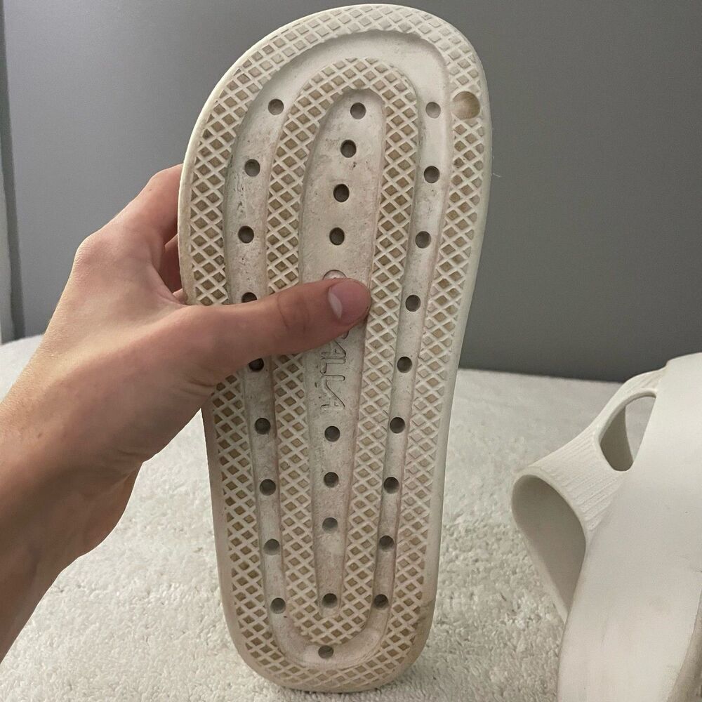 Calia White Slide Sandals Comfort Foam Athleisure 6 Women's Normcore Gym - Picture 9 of 13